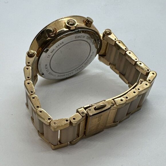 Michael Kors Parker MK5896 Women Rose Gold Analog Dial Quartz Wrist Watch JNA404 main image 4